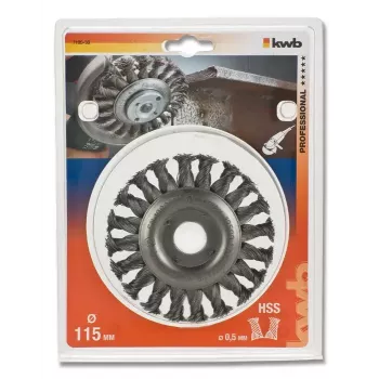 Cepillo de disco de alambre KWB 719530 11,5 cm