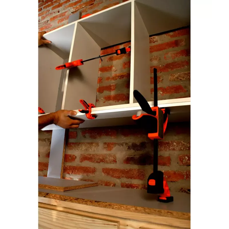 Pinza de trinquete Bahco QCB-300 30 cm negro naranja