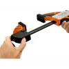 Pinza de trinquete Bahco QCB-300 30 cm negro naranja