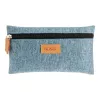 Estuche blando Herlitz GREENline poliéster gris 210x15x123 mm