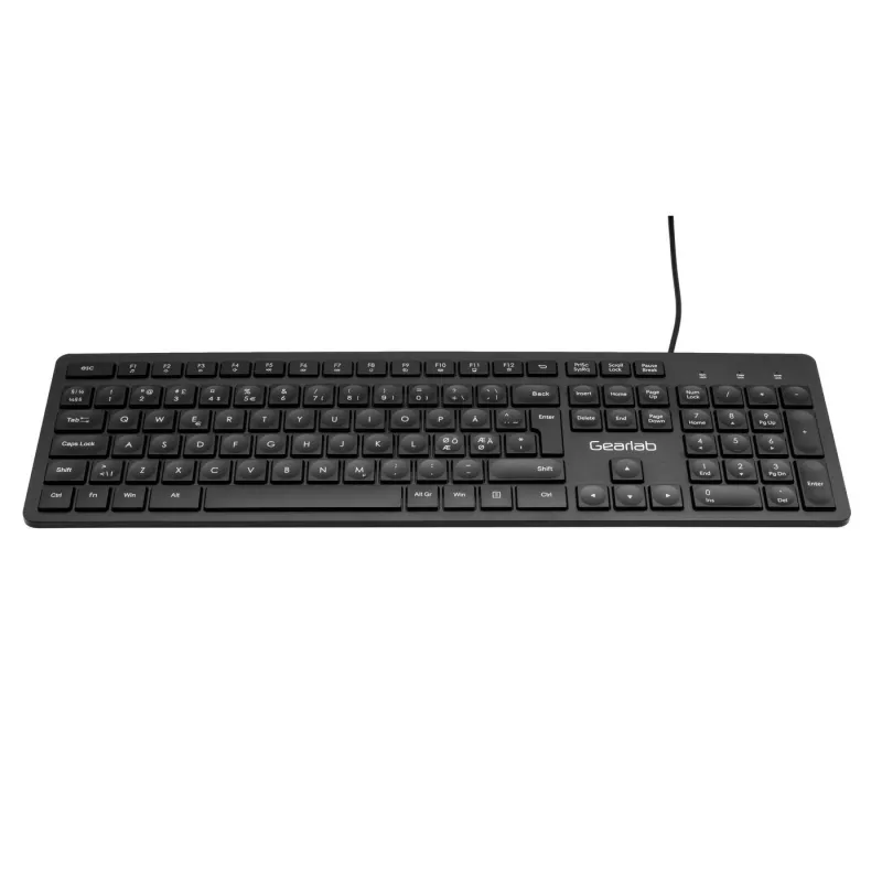 eSTUFF GLB211102 Teclado Oficina USB QWERTY Nórdico Negro