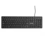 eSTUFF GLB211202 Teclado Oficina USB QWERTY US International Negro