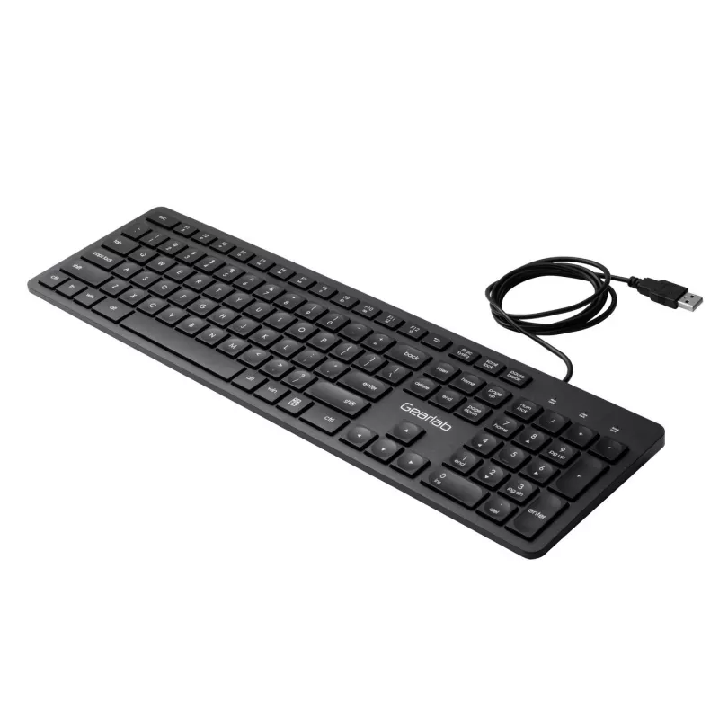 eSTUFF GLB211202 Teclado Oficina USB QWERTY US International Negro