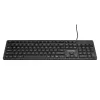 eSTUFF GLB211202 Teclado Oficina USB QWERTY US International Negro