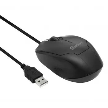 eSTUFF GLB213002 Ratón Office Ambidiestro USB Type-A Óptico 1200 DPI