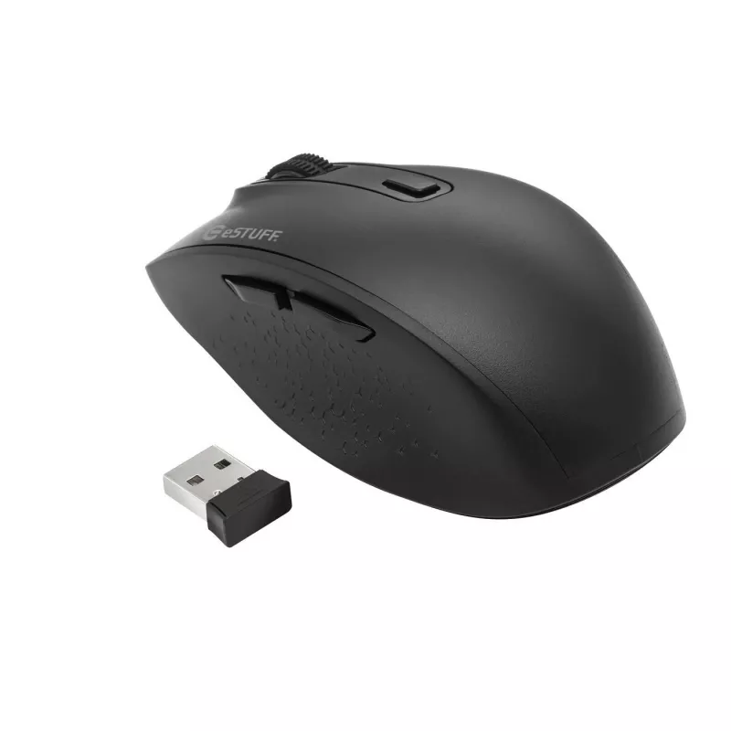 eSTUFF GLB214002 Ratón Office Diestro RF Wireless + Bluetooth IR-LED 1800 DPI