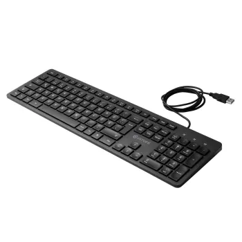 eSTUFF GLB211402 Teclado Oficina USB QWERTZ Alemán Negro