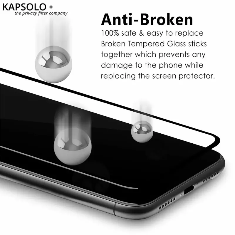 Protector de pantalla curvado KAPSOLO Panzerglas iPhone 14 Pro Ultimate 9H