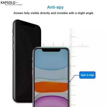 Cristal templado con privacidad KAPSOLO iPhone 14 Pro Max 6,1