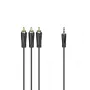 Hama 00205154 Cable de audio 1,5 m 3,5 mm 3 x RCA negro