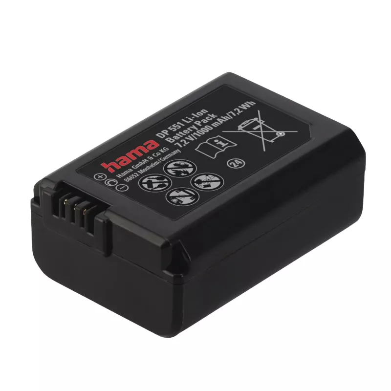 Batería Hama DP 551 de litio-ion 1000 mAh para cámara