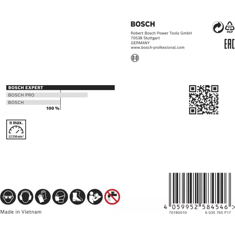 Bosch 2 608 901 391 disco de corte para herramienta rotativa