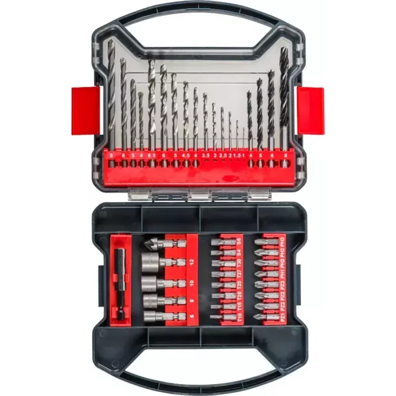 Juego de puntas de destornillador KWB 109104 41 uds. Phillips Pozidriv Torx
