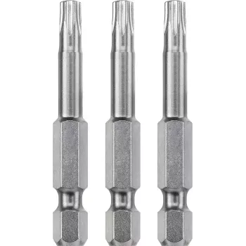 kwb 121325 punta hexagonal T25, acero, 3 uds.