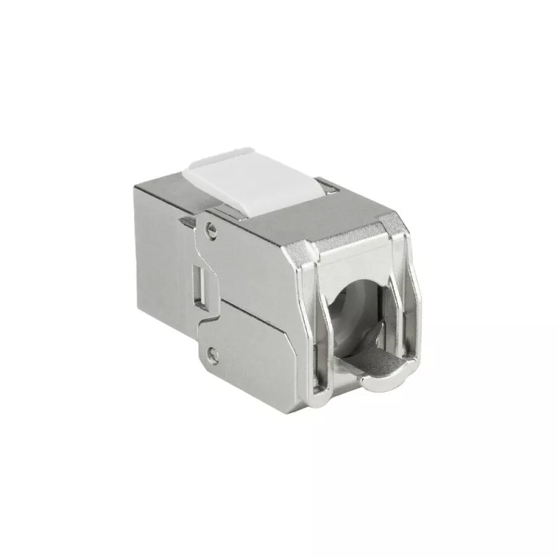 ACT conector hembra Keystone RJ45 CAT6A apantallado sin herramientas con tapa antipolvo