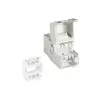 ACT conector hembra Keystone RJ45 CAT6A apantallado sin herramientas con tapa antipolvo