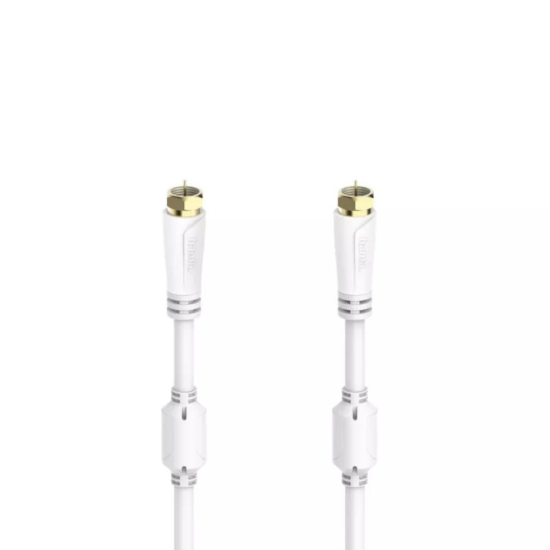 Hama 00205254 cable coaxial 7,5 m F blanco