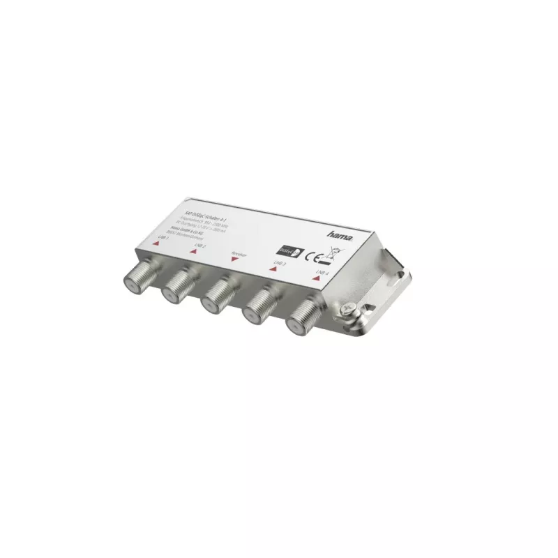 Hama conmutador SAT DiSEqC 4/1, 950-2500 MHz