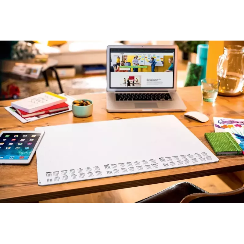 Almohadilla de escritorio Sigel HO301 papel blanco A2 calendario fecha mes año