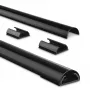 Hama 00220990 Organizador de cables universal canaleta negra 1 ud.