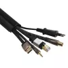 Hama 00220990 Organizador de cables universal canaleta negra 1 ud.