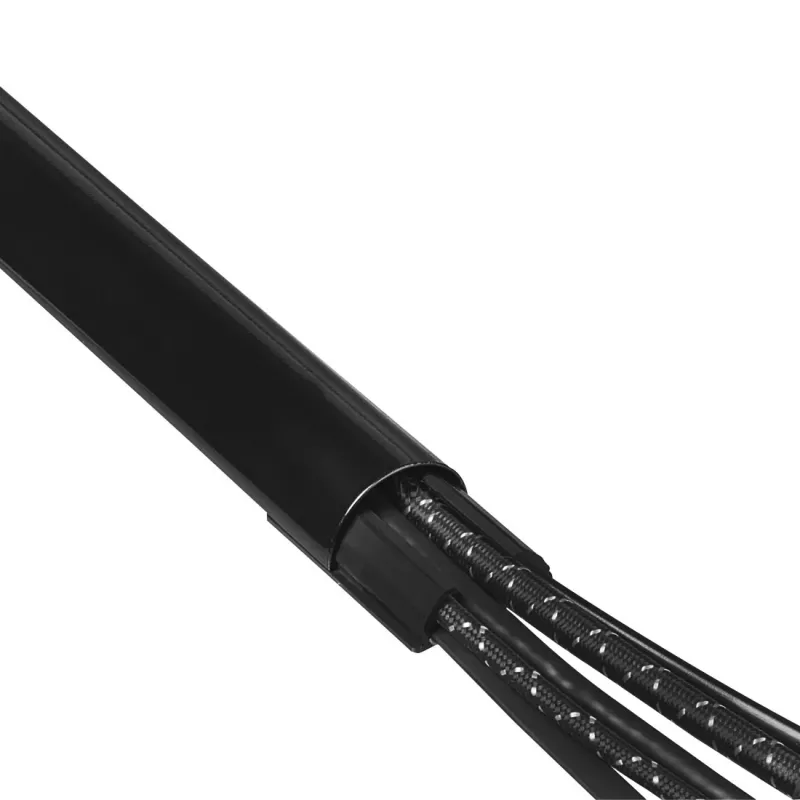 Hama 00220990 Organizador de cables universal canaleta negra 1 ud.