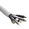 Hama 00220991 Organizador de cables universal canaleta plateada 1 ud.