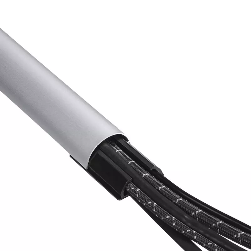Hama 00220991 Organizador de cables universal canaleta plateada 1 ud.