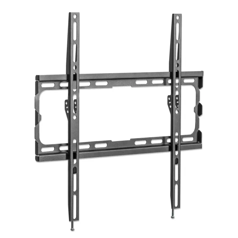 Manhattan 462396 soporte de pared fijo ultrafino para TV, 32-70 pulgadas, 45 kg, negro