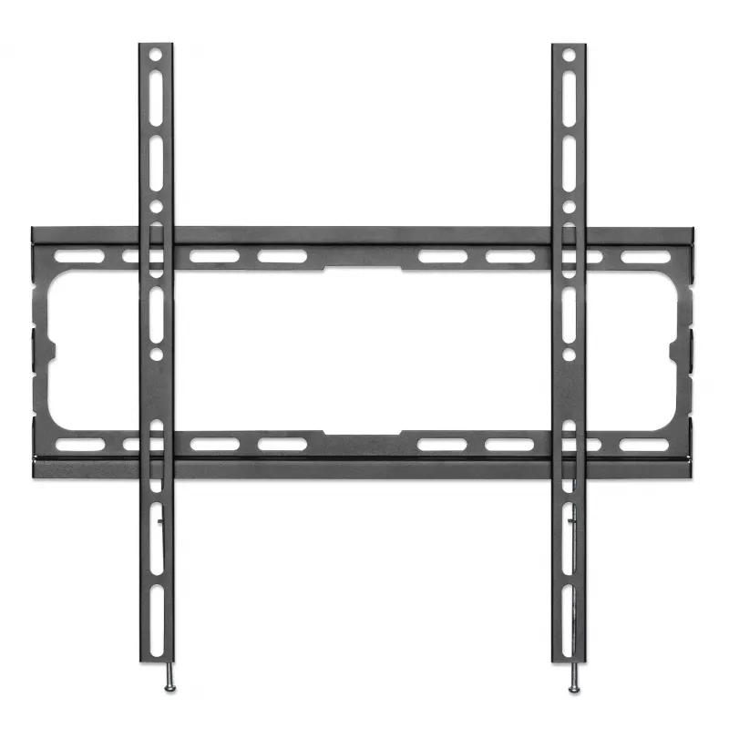 Manhattan 462396 soporte de pared fijo ultrafino para TV, 32-70 pulgadas, 45 kg, negro