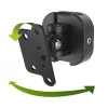 Hama 00220887 soporte de altavoz de pared metal, plástico negro