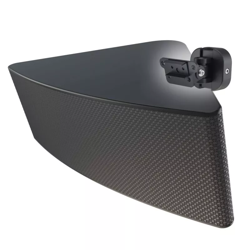 Hama 00220887 soporte de altavoz de pared metal, plástico negro