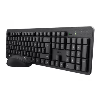 Trust TKM-360 teclado ratón incluido oficina RF Wireless QWERTZ alemán negro