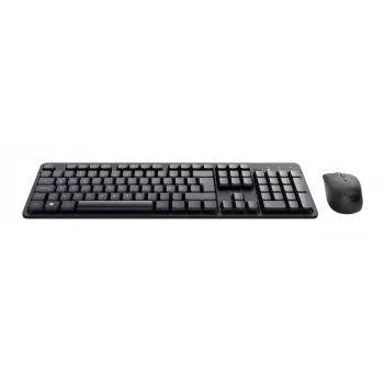 Trust TKM-360 teclado ratón incluido oficina RF Wireless QWERTZ alemán negro
