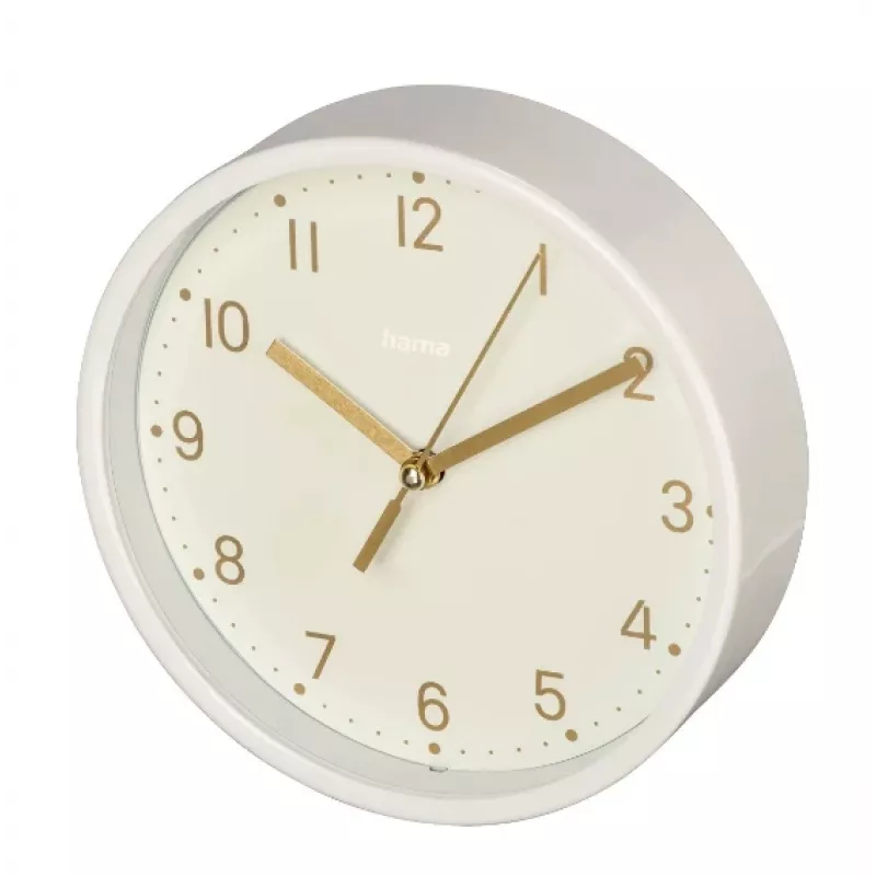 Hama 00185869 Reloj de pared/sobremesa analógico redondo blanco