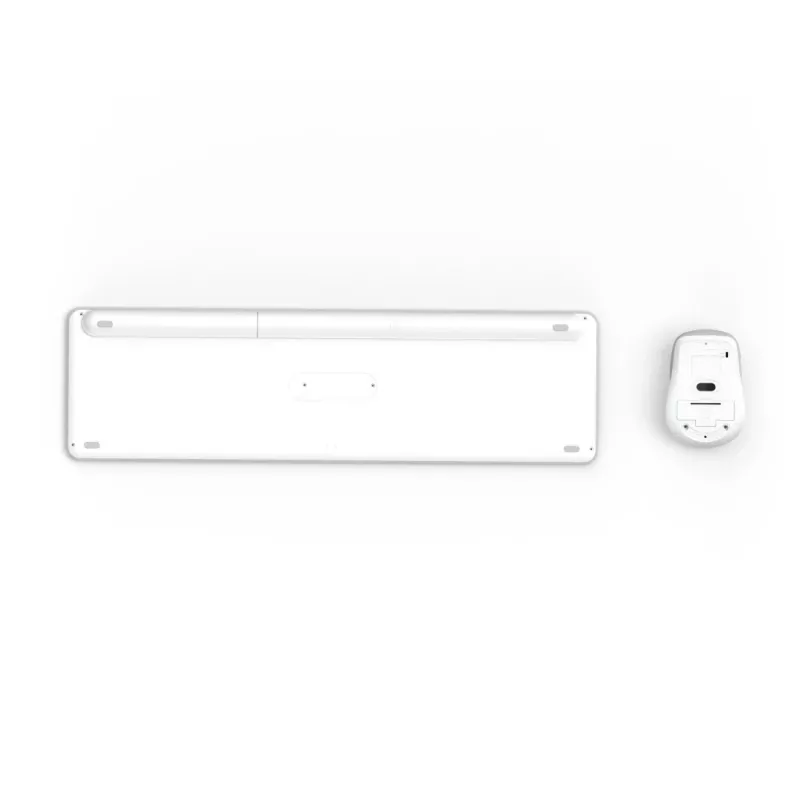 Hama WKM-550 00173066 set de teclado y ratón multidispositivo, inalámbrico, RF + Bluetooth, QWERTZ alemán, blanco