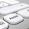 Hama WKM-550 00173066 set de teclado y ratón multidispositivo, inalámbrico, RF + Bluetooth, QWERTZ alemán, blanco