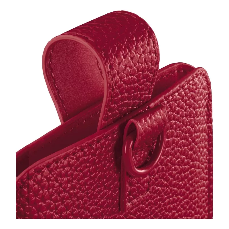 Hama 00137097 funda tipo bolsa universal para móviles de hasta 16,0 x 8,9 x 1,2 cm, polipiel, roja