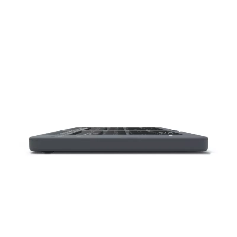 Hama Travel 450 QWERTZ alemán Bluetooth negro, gris oscuro