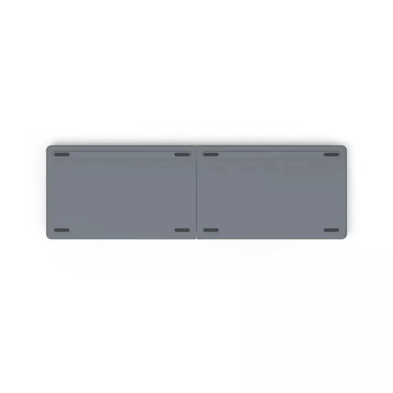 Hama Travel 450 QWERTZ alemán Bluetooth negro, gris oscuro