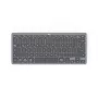 Hama Travel 400 QWERTZ alemán Bluetooth negro, gris oscuro