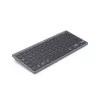 Hama Travel 400 QWERTZ alemán Bluetooth negro, gris oscuro
