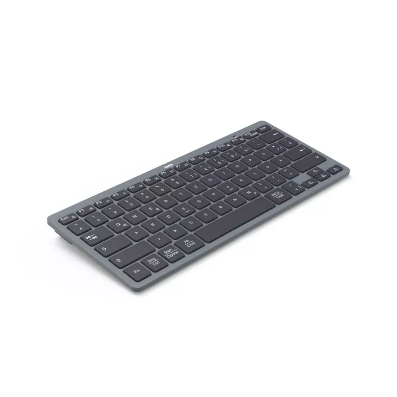 Hama Travel 400 QWERTZ alemán Bluetooth negro, gris oscuro