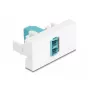 Adaptador de fibra óptica DeLOCK 90845 LC multimodo 1 ud. color aqua blanco