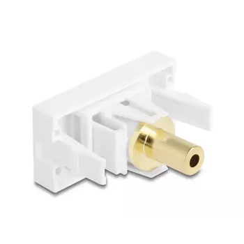 Toma DeLOCK 90843 2 x 3,5 mm conector de cable blanco