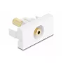 Toma DeLOCK 90843 2 x 3,5 mm conector de cable blanco