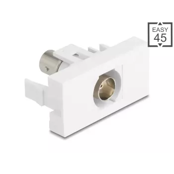 DeLOCK Módulo Keystone 90855 BNC BNC Blanco 22,5 mm 45 mm 33 mm