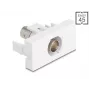 DeLOCK Módulo Keystone 90855 BNC BNC Blanco 22,5 mm 45 mm 33 mm