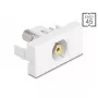DeLOCK 90856 Módulo Keystone RCA Blanco 22,5 mm x 45 mm x 33 mm