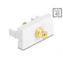 DeLOCK Módulo Keystone 90859 Conector RCA Blanco Amarillo